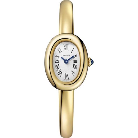 cartier baignoire bangle watch.